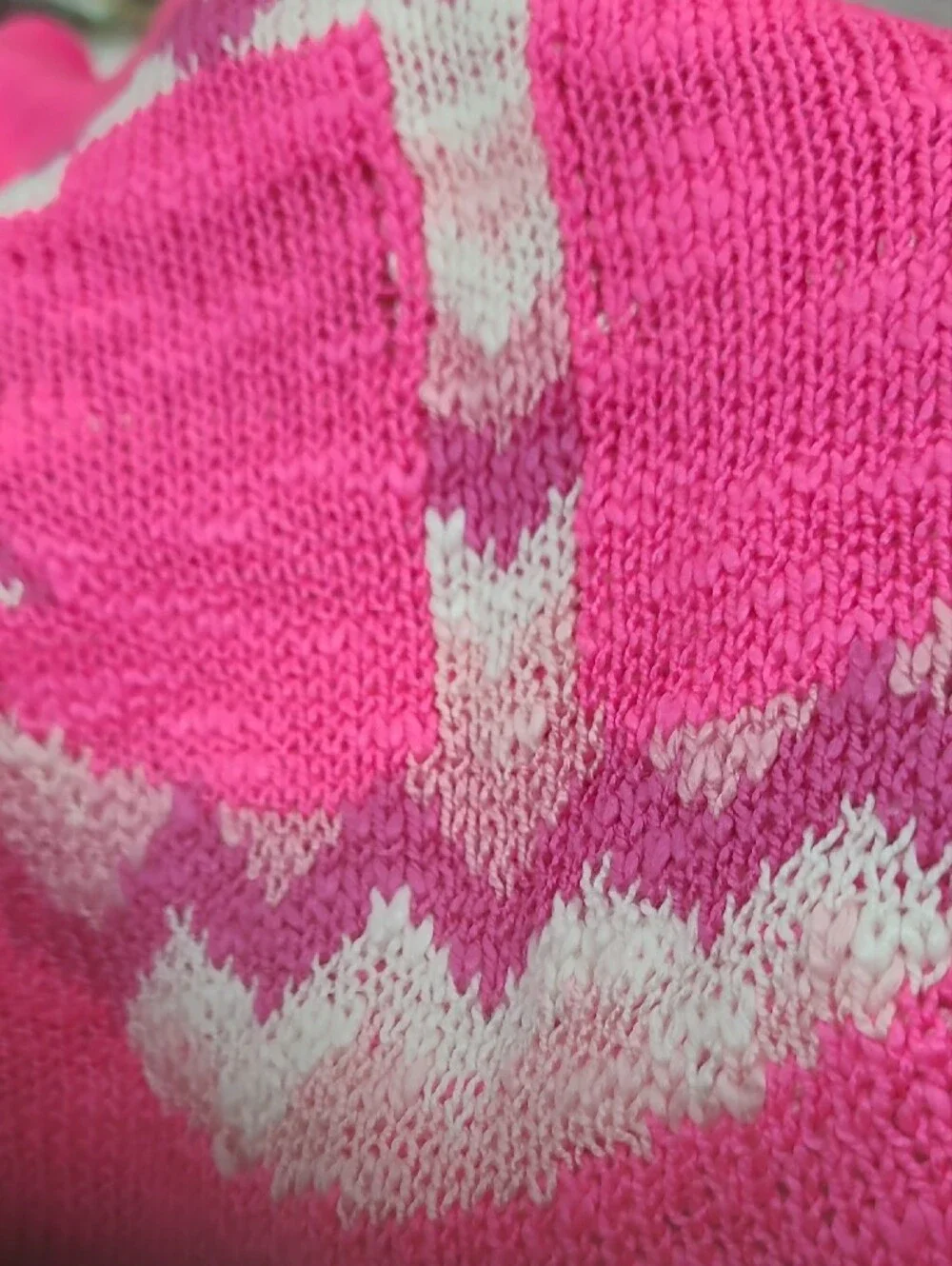 Heart N Crush Girls Bright Pink Anchor Knit Sweater - Sz M